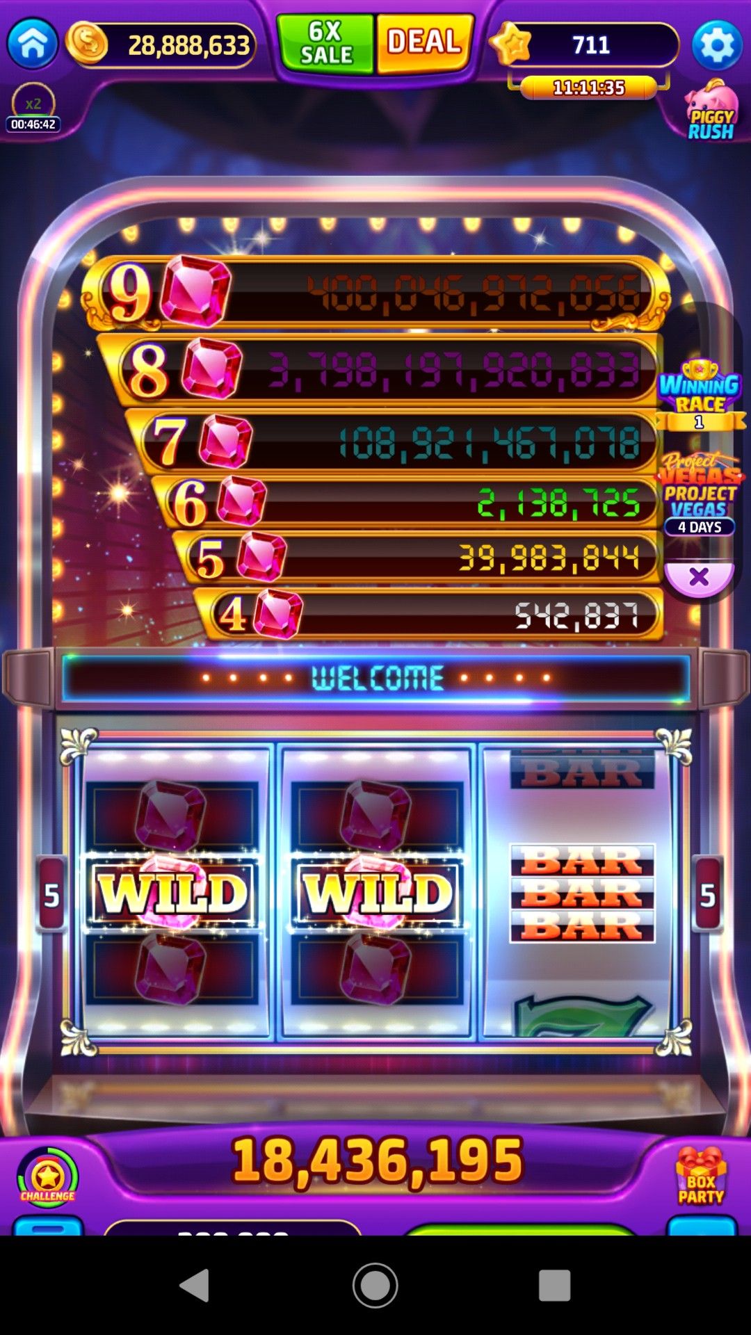 Vegas Slots Galaxy game